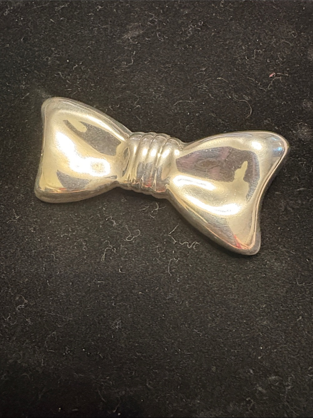 Taxco Mexico 925 Sterling Silver Bow Pendant/ Brooch -